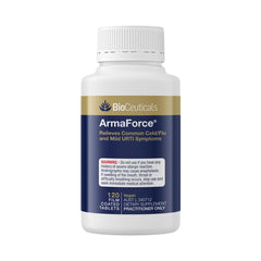 HJZWTS BioCeuticals ArmaForce olive leaf tablets in bottle for daily wellness