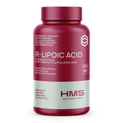 HMS Nutrition Stabilized R-Lipoic Acid 300mg bottle supports daily antioxidant-friendly use.