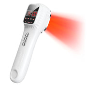 Hoakya red light therapy device with stand for hands-free use and flexible placement.