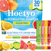 Hoetyo electrolytes lemon stick dissolving in water for quick hydration