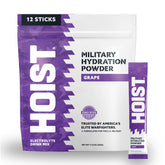 HOIST grape electrolyte stick pack for convenient on-the-go hydration