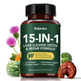 HojaSana Liver Cleanse bottle front shows daily liver support