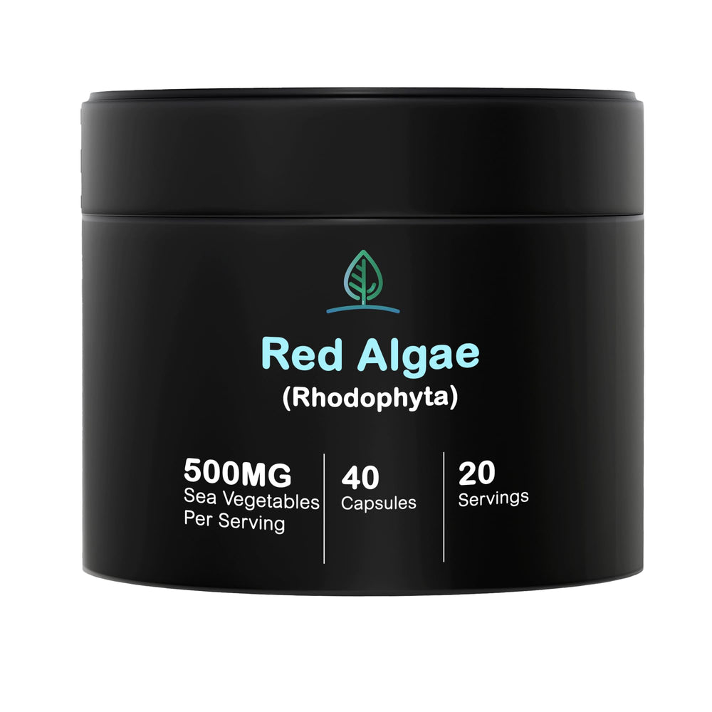 Holistic Bin red algae capsules bottle for daily wellness