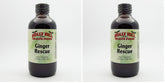 Holly Hill Ginger Rescue Syrup bottle on kitchen counter, ideal for ginger-flavored tea