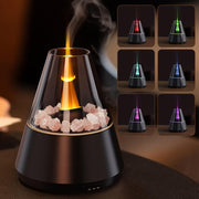Holwim Flame Diffuser shows a 3D flame for a safe, cozy fireplace vibe.