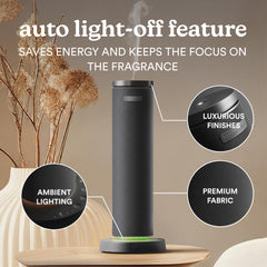 Homedics SereneScent intermittent mist settings allow precise aroma control.