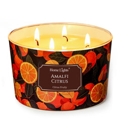 Home Lights Apple Orchard 4-wick candle in a bold jar for a welcoming aroma