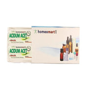 HomeoMart Acidum Aceticum 1M pellets in a bottle for easy home use