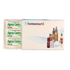 Homeomart Agnus Castus pellets in 30C pack for easy dosing on the go