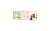 Homeomart Hepar Sulph pellets 30C pack on a clean surface, portable for daily use.