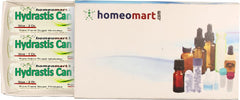 HomeoMart Hydrastis Canadensis pellets in a jar for easy, portable use.