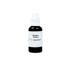 Homeomart Myristica Sebifera 30C bottle—compact and portable for on-the-go use.