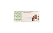 HomeoMart Myristica Sebifera pellets in a compact vial for travel
