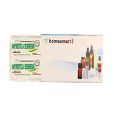 HomeoMart Myristica Sebifera pellets pack 6C potency for on-the-go use.
