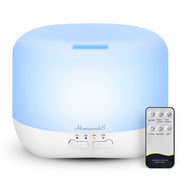 Homeweeks aromatherapy diffuser with 300ml water tank for room humidification