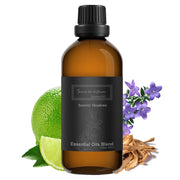 Homnas Serenity Meadows bottle closeup for hotel-inspired diffusion.