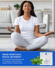 HONE Essence peppermint nose ring provides a fresh aroma for everyday mood support.