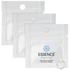 HONE Essence wearable aromatherapy nasal diffuser in use offers discreet peppermint scent for focus.