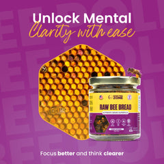 HONEYBEEZONE Raw Bee Bread promotes relaxation and deeper sleep.
