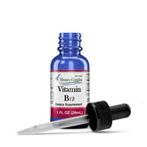 HoneyCombs Vitamin B12 liquid drops bottle being poured for daily wellness