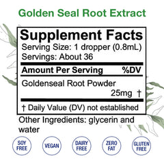 HoneyCombs GoldenSeal root ingredient image, highlighting natural for gentle immune support.