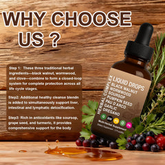 HongzyFirm herbal blend close-up with wormwood and clove for digestive wellness