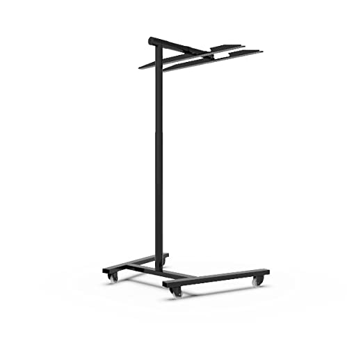 Hooga HGPRO horizontal stand front view with adjustable height for flexible panels