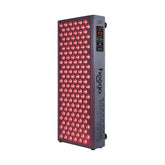 Hooga ULTRA750 front view panel lit for full-body red light exposure and wellness