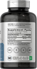 Horbäach Alpha Lipoic Acid 600mg bottle side view showing label and cap.