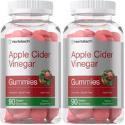 Horbäach vegan apple cider vinegar gummies bottle for daily wellness in a convenient format