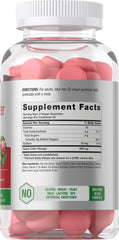 Horbäach ACV gummies label showing gluten-free and non-GMO ingredients