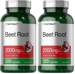 Horbáach Beet Root Powder Capsules bottle front view for daily use