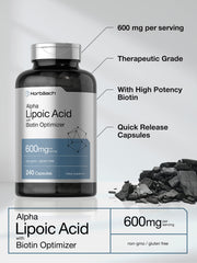 Biotin optimizer graphic suggests enhanced daily wellness support