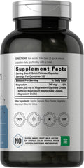 Horbäach Magnesium Glycinate capsules showing chelated minerals for absorption