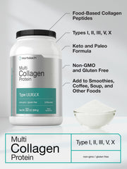 Horbaach unflavored collagen dissolves easily into coffee or smoothies.