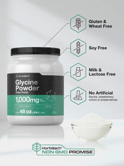 Horbaach Glycine Powder lab setting conveys trusted, laboratory-tested ingredients