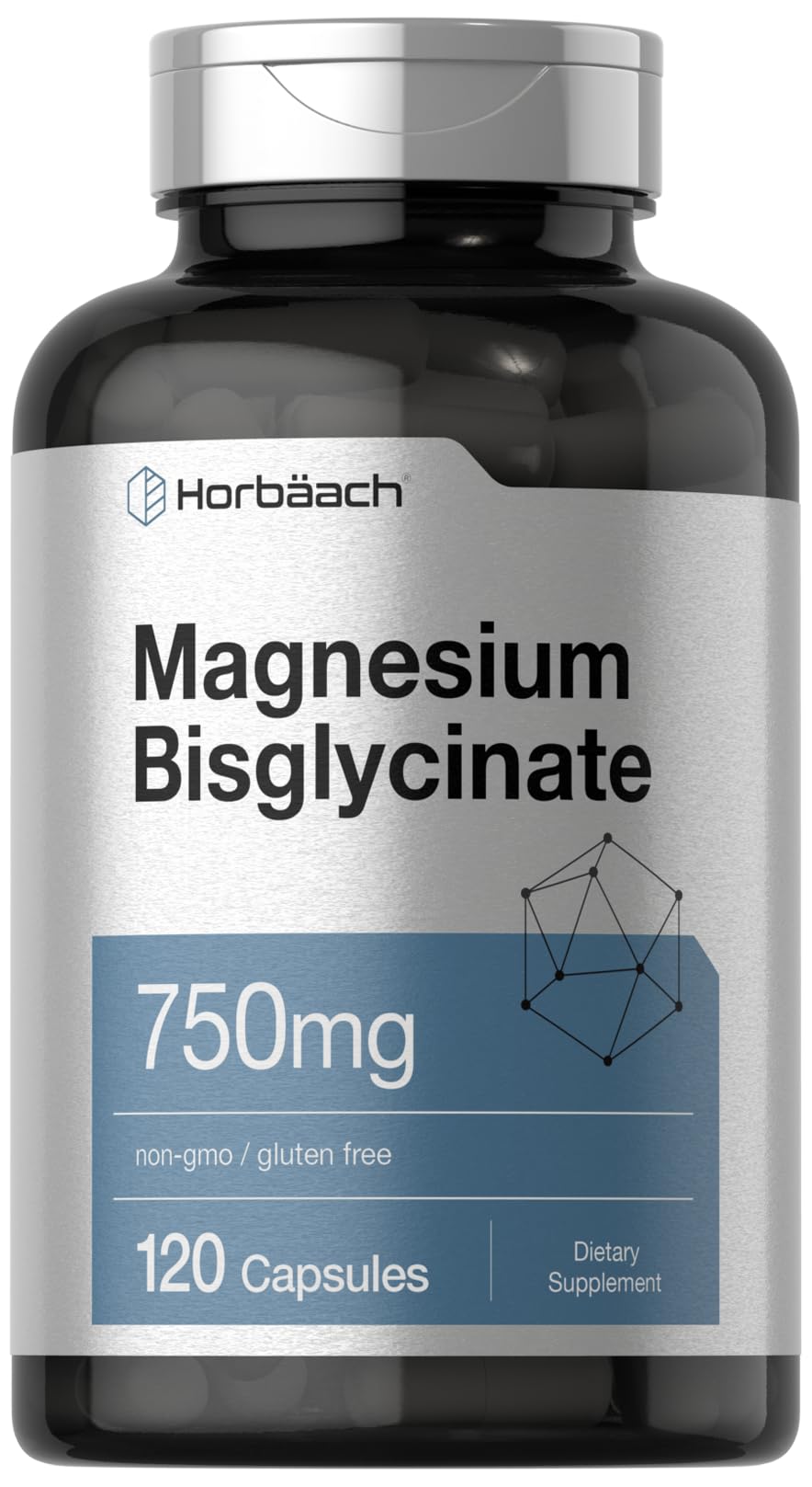 Horbäach Magnesium Bisglycinate bottle for daily wellness
