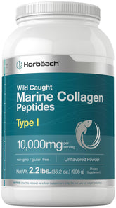 Horbäach Marine Collagen Peptides Powder bottle pour for quick daily shake