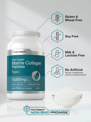 Horbäach Marine Collagen Peptides Powder keto paleo friendly formula mixing in