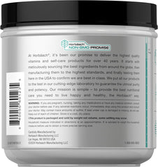 Horbäach multi collagen bottle pouring, smooth mixing.