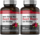 Horbäach Nitric Oxide Beet Root capsules bottle for easy daily use.