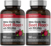 Horbäach Nitric Oxide Beet Root capsules bottle for easy daily use.