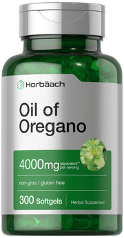 Horbäach Oregano Oil bottle, premium oregano extract for daily wellness support