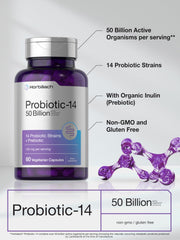 Horbaach Probiotics with prebiotic blend supports gut-friendly bacteria