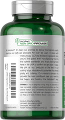 Horbäach Reishi bottle side view highlights gluten-free and non-GMO formula
