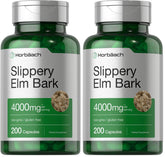 Horbäach Slippery Elm Bark Capsules bottle for daily wellness.