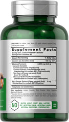 Horbäach Turmeric Curcumin Tart Cherry blend label close-up highlights flavor and routine.