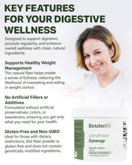 Close-up of HormoneSynergy Ultra Fiber Lean powder label highlighting gluten-free status.