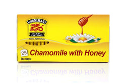 Steeping Hornimans Chamomile Honey tea cup for soothing notes