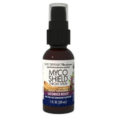 Host Defense MycoShield throat spray bottle front for portable immune support on the go